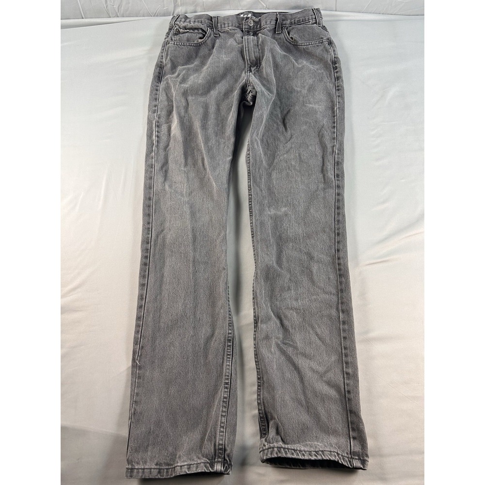 Dickies Gray Washed Denim Jeans Mens 36x34 Straight Leg Relaxed Fit‎